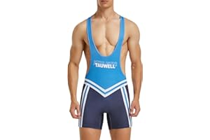 FEOYA Męskie podkoszulki zapaśnicze wygodne i oddychające jednoczęściowe zapasy podkoszulek siłownia bez rękawów bokserki figi trening trykot sport body aktywny trening zapasy trykot kombinezony do podnoszenia ciężarów