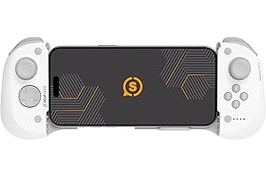 Scuf NOMAD Kabelloser iPhone Controller für Mobiles Gaming - Hintere Paddles - Anti-Drift-Thumbsticks - Bluetooth 5.0 Verbindung - PS Remote, Xbox Game Pass, Apple Arcade, Steam Link - Weiß