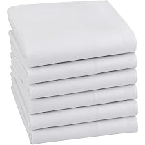 Mouchoirs En Tissu Premium 100% Coton - Lot De 3 | 35x35 Cm | Modèle P04 | Écologiques Et Réutilisables