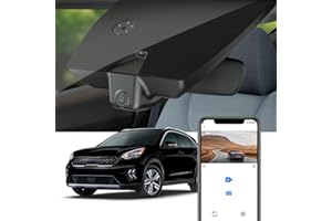 Fitcamx Dashcam Adatto per Kia Niro e Niro EV 2017 2018 2019 2020 2021 2022, OEM Dashcam 4K 2160P UHD Video WiFi, Loop Recording, G-Sensor, WDR Dasch-cam Car, Plug & Play, 64GB Card