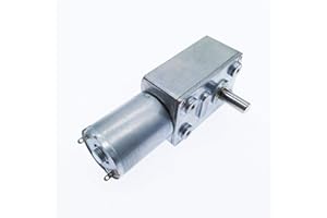 CAIHONGWEI caihv-Gleichstrommotor langlebig, Wurm-Turbo-Getriebemotor, DC 12V-1RPM 2RPM-100RPM-200RPM-Elektrogetreider-Reduzierer, 370 DC12V-Reduktionsmotor, Zubehör ( Speed(RPM) : 1rpm , Voltage(V) : 6V )