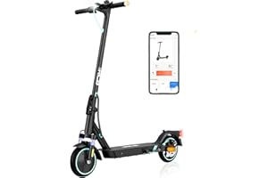 RCB R17/R19 Monopattino Elettrico adulto, Fino 25KM/H, APP, 8,5" -10" Pneumatici Solidi, Batteria 7.8Ah-16.8Ah, Schermo LED, Capacità 120/150kg, Pieghevole Monopattino con Assorbimento