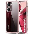TheGiftKart Shockproof Back Cover Case for Vivo V29e 5G | Raised Bumps for Camera & Screen Protection | Ultra Clear Soft Silicone Back Cover Case for Vivo V29e 5G (Transparent)