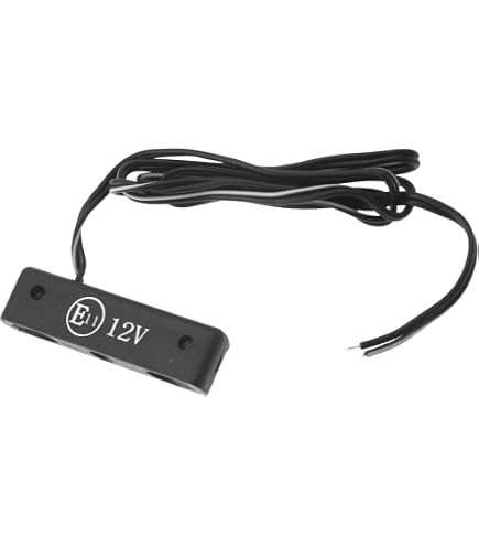 Iguana Custom Parts – Micro Éclairage Plaque Moto 3 LED – Ultra Compact 4 Mm – Homologué E-Mark 12V Étanché