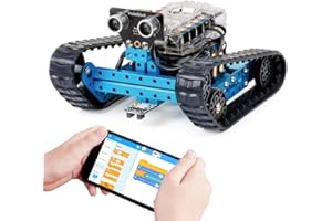 Makeblock mBot Ranger Robot Programable de Tanque 3 en 1, Robot Educativo de Control Remoto Compatible Scratch/Arduino C Juguete Stem para 10ans+