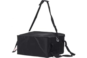 MVPACKEEY Borsa termica per pizza e cibo, scatola 16x16x9 pollici Borsa per la conservazione della pizza Borsa portatile in tessuto Oxford resistente