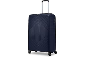 CIAK RONCATO R Roncato Hexa Trolley taglia L 4R Polipropilene ultraleggero, blu navy, 77x31x52 cm, Valigia rigida ultra leggera