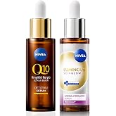 Nivea Luminous630 Skin Glow Anında Aydınlatıcı Cilt Bakım Serumu 30ml ve Q10 Kırışıklık Karşıtı Serum 30ml