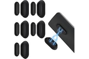 RUBESSIA 5 Stück Halterung Fernbedienung,Schwarz Magnetische Fernbedienungshalter,Starker Wandhalterung Fernbedienunag, Silikon Fernbedienunag Halterung Wand für TV,Ventilator Fernbedienung,Schule Zuhause