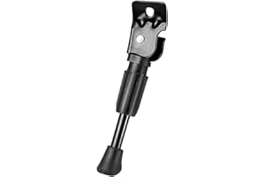 GYTFOG 1PCS Kids Bike Stand, Black Bicycle Stand Kick for Children Ages 4-12, Sturdy Bike Kickstand for Stable Parking at Home School Park, Essential BMX Accessories, Bicycle Maintenance Support