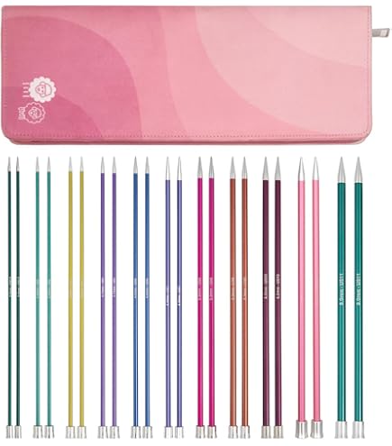 Ferri Da Maglia KnitPro Symfonie In Legno - 30 Cm X 4,5 Mm - Multicolore E Lusso - Foto 11