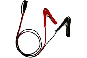 LOTUS POWER [Versión actualizada] Pinzas de cocodrilo al Cable de extensión del Conector SAE, 3.2 pies Pinzas de batería Puerto SAE DC Cable de Carga Auxiliar Adaptador de Carga Extensor de Fuente