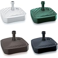 Sonnenschirmständer Schirmständer Ständer Schirmhalter Quadratisch Rattanoptik oder Board Design 12 L 4 Farben wählbar…