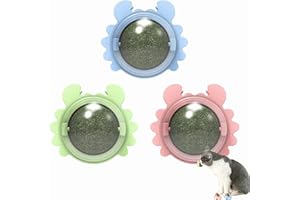 XLWEN Jouet Boule d'herbe à Chat, 3 Pièces Jouet de Boules Cataire Comestibles,Herbe à Chat Sûre et Saine, Utilisé pour la mastication des animaux de compagnie, très approprié pour les chatons