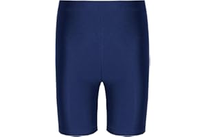 L S U Girls Kids Cycling Shorts Unisex Boys Girls Plain Sports Dance School P.E Gym Stretchable Breathable Summer Shorts