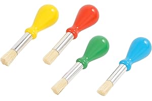 Eduplay 240161 Brush with Ball Handle Set of 4'' Brush & Co, Multi Colour