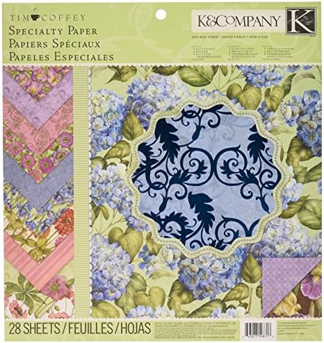 Cottage Garden Collection 12 x 12-inch K and Company Specialty Paper Pad