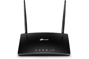 TP-Link 300 Mbps Wireless N 4G LTE Router|Plug a SIM card and play|Two detachable advanced LTE antennas|plug an Ethernet cable into the LAN/WAN port for flexible access