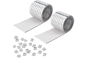 Bekeify 2 Pack Mosaïque Miroir Tuile Autocollant 3200 PCS Auto-adhésif Mini Carré Verre Miroir Boule Disco Bricolage Artisanat Décoration Mur Miroir Cuisine Salle de Bains 5 x 5 mm Argent