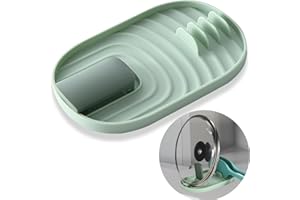 SkyJoy®Sujeta Tapa.Verde.Soporte plegable multifuncional para utensilios de cocina, cubiertos, tapas de ollas y cucharas. Mantiene su cocina ordenada.