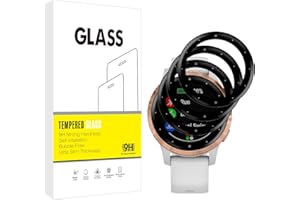 Vuciya [Zestaw 3 sztuk dla Garmin Vivoactive 4S ochrona ekranu, lncurved Krawędzie Pełne Pokrycie Filmu Ochrony, Odporne na zarysowania, bez pęcherzyków, odciski palców, kompatybilny Garmin Vivoactive