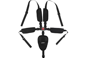 JSMTKJ Cintura di Sicurezza per Bambini, Universale Cintura di Sicurezza a 5 punti Regolabile per Seggiolone Pappa, Passeggini, Sedie, Ganci per Biciclette