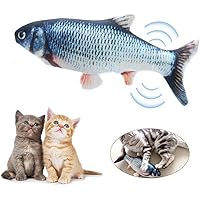 Anyutai Elektrikli Dans Eden Balik Kedi Oyuncagi Gercekci Pelus Simulasyon Hareketli Balik Kedi Oyuncagi Yikanabilir Kediler Yavru Kedi Isirmak Cigneme Ve Tekme Icin Mukemmel Amazon Com Tr Evcil Hayvan Urunleri