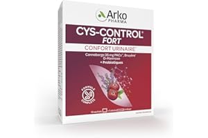Arkopharma - Cys-Control Fort probiotiques | Confort urinaire - Équilibre du microbiote| 10 sachets et 5 sticks à diluer
