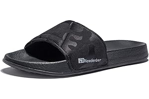 NewDenBer Herren Badelatschen Classic Eva Slide Badeschuhe