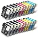 Produktbild 20 Tintenpatronen für Brother LC 1100/LC980 (8 x schwarz & EA. 4 x Cyan Magenta Yellow) LC1100BK LC1100Y LC1100 C LC1100 M LC980BK LC980Y LC980 C LC980 M for the Brother MFC-250 C 255CW 290 C 295CN 297 C 790CW 490CN MFC-5490CN MFC-5890CN MFC-795CW MFC-6490CW MFC-6890CDW MFC-990CW DCP-145 C DCP-163 C 165 C DCP-167 C DCP-185 C DCP-195 C DCP-365CN 373CW 375CW 377CW 383 C DCP-385 C 387 C-395CN DCP-585CW DCP-6690CW DCP-J715 W Universal kompatibel für LC38 LC61 LC65 LC67 LC980 LC990 LC1100 von * * bargainbasementbob * *