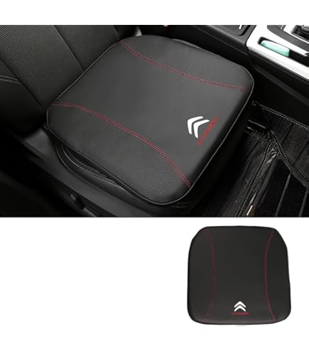 2 Appuie-Têtes Voiture En Cuir Pour Citroën - Coussins De Siège Réglables, Mousse Mémoire De Forme, Confortable Et Respirant