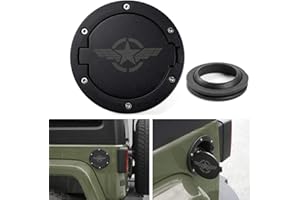 BESIDE_AUTO Cubierta para depósito de combustible Wrangler de 4 puertas y 2 puertas 07-17 (ala)