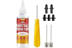 AllisWay Reparationssats för basketbollar, 50 ml, reparationsvätska, lämplig för att reparera små sprickor i bollen och förhindra luftläckage, lämplig för basketbollar, fotboll