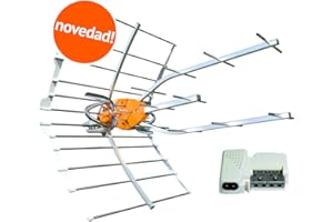 Kit 148902 Antenne TV TELEVES Ellipse UHF 148910 + Source d'alimentation TELEVES 579401. Canaux 21 à 60.