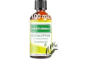 FORSYLVANEST Eucalyptus Essential Oil 100ML - Pure Natural Eucalyptus Essential Oils for Diffuser, Humidifier, Aromatherapy, Shower, Bath, Candle and Soap Making