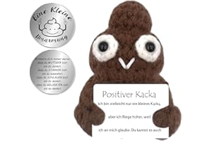 MLZTINGR Pocket Hug Positive Potato - Creative Mini bambola di lana con ciondolo in argento per Get Well Soon, regalo mutmacher, veleno esam, compleanno per amici, famiglia, colleagues.