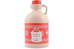 MapleFarm - Pur Sirop d'érable Catégorie A, Foncé - goût robuste - 1 litres (1,32 Kg) - Édition de Noël - Original maple syrup - Grade A - Dark, robust taste - Sirop d'érable pur - Pancake sirop