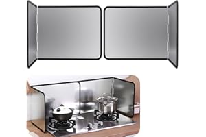 Wuciray Spritzschutz Herd Faltbar Küche Schutz vor Fett Spritzern Herdschutz mit Antihaftbeschichtet