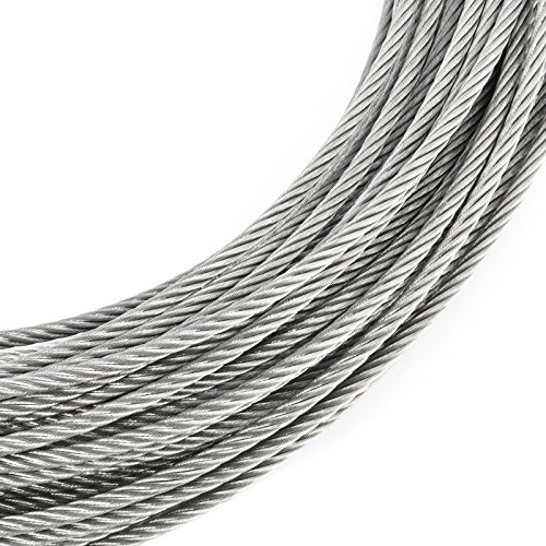 5m EDELSTAHL DRAHTSEIL 1mm 7×7 Stahlseil Seil Draht Stahl V4A - 2