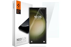 Spigen NeoFlex Osłona ekranu kompatybilna z Samsung Galaxy S23 Ultra, 2 sztuki, instalacja wodna, pełne pokrycie, responsywny dotyk, folia TPU