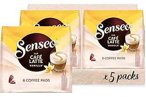 ‎SENSEO Senseo Pads Café Latte Vanilla, 5 x 8 Getränke, 40 Kaffeepads