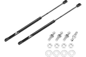 X AUTOHAUX Resorte de Gas Amortiguador Puerta Cocina 2uds 17pulgadas 40Lb Negro Universal Gas Resorte para RV Coche Barco