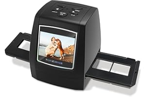DIGITPRO Filmscanner für 35 mm Negative und Dias, hochauflösender Scanner mit 6,1 cm (2,4 Zoll) LCD, Konverter, kein PC und Software erforderlich