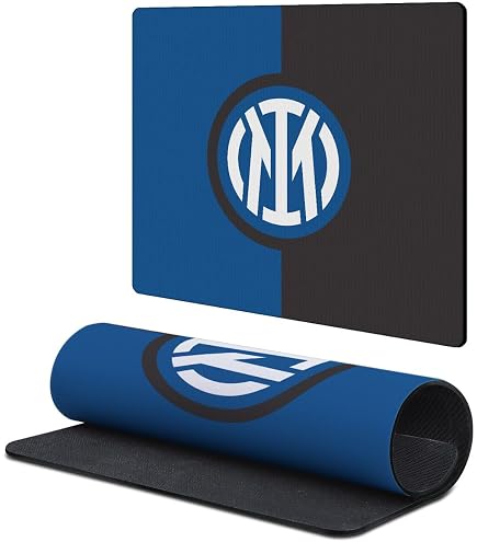 Mouse Pad Personalizzabile Per Tifoso Inter | 19 Scudetto Campione D'Italia 2021 | Tappetino Gaming 18x22 Cm In Neoprene | Gadget Artigianale Made In Italy
