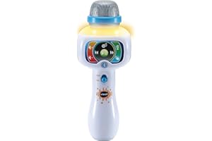 VTech - Micrófono Infantil Karaoke Canta Conmigo, Juguete para niños +2 años, Color Blanco, Versión ESP
