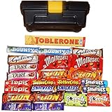Chocolate Hamper / Gift Box. The Chocolate Toolbox.25 x Bars of Cadbury / Nestle / Mars Chocolate Inc 1 x Large Toblerone. Fantastic Christmas / Birthday Present