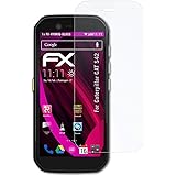 atFoliX Pellicola Protettiva in Vetro plastica Compatibile con Caterpillar Cat S42 Pellicola Vetro, 9H Hybrid-Glass FX Vetro 