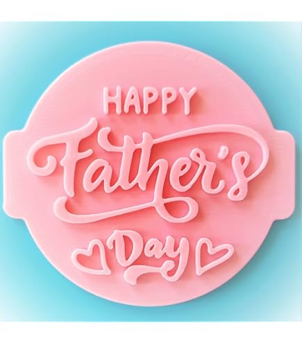 Gelukkige Vaderdag Grote Stempel voor Cake Cupcake Cookie Stamp