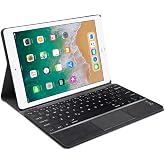 Microcase iPad 6.Nesil 9.7 inch 2018 Bluetooth Touchpad Klavye + Standlı Kılıf - BKK5