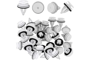 Neoreser Clip de Fixation de Voiture, 50PCS Universal Retenue Vehicle Clips Rivets en Plastique, Retenue Vehicle Clips, Fixation de Carrosserie pour Auto Voitures Panneaux de Portes